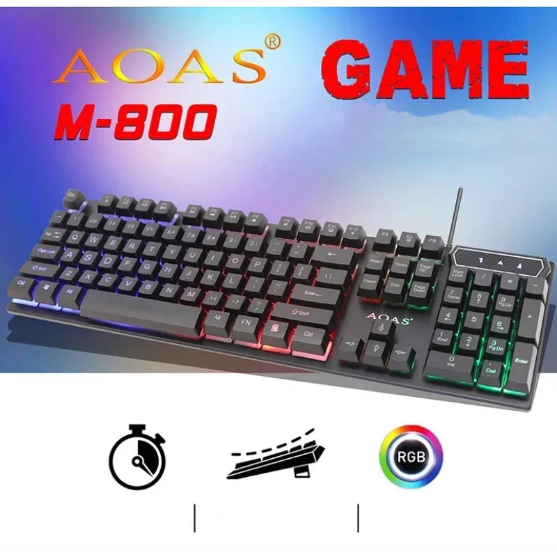 Teclado Semi Mecânico Gamer